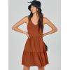 imageANRABESS Womens Summer Casual Tank Dress Sleeveless V Neck T Shirt Sundress Flowy Tiered Swing Mini Beach Vacation DressesBrick Red