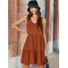 imageANRABESS Womens Summer Casual Tank Dress Sleeveless V Neck T Shirt Sundress Flowy Tiered Swing Mini Beach Vacation DressesBrick Red