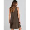 imageANRABESS Womens Summer Casual Tank Dress Sleeveless V Neck T Shirt Sundress Flowy Tiered Swing Mini Beach Vacation DressesCoffee