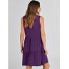 imageANRABESS Womens Summer Casual Tank Dress Sleeveless V Neck T Shirt Sundress Flowy Tiered Swing Mini Beach Vacation DressesDeep Purple