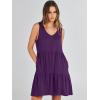 imageANRABESS Womens Summer Casual Tank Dress Sleeveless V Neck T Shirt Sundress Flowy Tiered Swing Mini Beach Vacation DressesDeep Purple