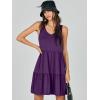 imageANRABESS Womens Summer Casual Tank Dress Sleeveless V Neck T Shirt Sundress Flowy Tiered Swing Mini Beach Vacation DressesDeep Purple