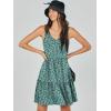 imageANRABESS Womens Summer Casual Tank Dress Sleeveless V Neck T Shirt Sundress Flowy Tiered Swing Mini Beach Vacation DressesGreen Floral
