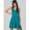 imageANRABESS Womens Summer Casual Tank Dress Sleeveless V Neck T Shirt Sundress Flowy Tiered Swing Mini Beach Vacation DressesLake