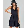 imageANRABESS Womens Summer Casual Tank Dress Sleeveless V Neck T Shirt Sundress Flowy Tiered Swing Mini Beach Vacation DressesNavy Blue