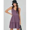 imageANRABESS Womens Summer Casual Tank Dress Sleeveless V Neck T Shirt Sundress Flowy Tiered Swing Mini Beach Vacation DressesPurple