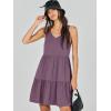 imageANRABESS Womens Summer Casual Tank Dress Sleeveless V Neck T Shirt Sundress Flowy Tiered Swing Mini Beach Vacation DressesPurple