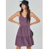 imageANRABESS Womens Summer Casual Tank Dress Sleeveless V Neck T Shirt Sundress Flowy Tiered Swing Mini Beach Vacation DressesPurple