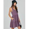 imageANRABESS Womens Summer Casual Tank Dress Sleeveless V Neck T Shirt Sundress Flowy Tiered Swing Mini Beach Vacation DressesPurple