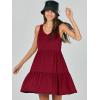 imageANRABESS Womens Summer Casual Tank Dress Sleeveless V Neck T Shirt Sundress Flowy Tiered Swing Mini Beach Vacation DressesRed