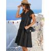 imageANRABESS Womens Summer Dress Ruffle Sleeve V Neck Midi Dresses Fashion Casual Fit Flowy Tiered Boho Beach Vacation SundressBlack
