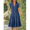 imageANRABESS Womens Summer Dress Ruffle Sleeve V Neck Midi Dresses Fashion Casual Fit Flowy Tiered Boho Beach Vacation SundressBlue