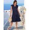 imageANRABESS Womens Summer Dress Ruffle Sleeve V Neck Midi Dresses Fashion Casual Fit Flowy Tiered Boho Beach Vacation SundressDeep Navy Blue