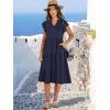 imageANRABESS Womens Summer Dress Ruffle Sleeve V Neck Midi Dresses Fashion Casual Fit Flowy Tiered Boho Beach Vacation SundressDeep Navy Blue