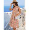 imageANRABESS Womens Summer Dress Ruffle Sleeve V Neck Midi Dresses Fashion Casual Fit Flowy Tiered Boho Beach Vacation SundressGrey Pink Floral