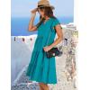 imageANRABESS Womens Summer Dress Ruffle Sleeve V Neck Midi Dresses Fashion Casual Fit Flowy Tiered Boho Beach Vacation SundressLake Green