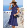 imageANRABESS Womens Summer Dress Ruffle Sleeve V Neck Midi Dresses Fashion Casual Fit Flowy Tiered Boho Beach Vacation SundressNavy Blue