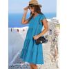 imageANRABESS Womens Summer Dress Ruffle Sleeve V Neck Midi Dresses Fashion Casual Fit Flowy Tiered Boho Beach Vacation SundressSky Blue