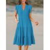imageANRABESS Womens Summer Dress Ruffle Sleeve V Neck Midi Dresses Fashion Casual Fit Flowy Tiered Boho Beach Vacation SundressSky Blue