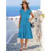 imageANRABESS Womens Summer Dress Ruffle Sleeve V Neck Midi Dresses Fashion Casual Fit Flowy Tiered Boho Beach Vacation SundressSky Blue