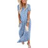 imageANRABESS Womens Summer Maxi Dress Short Sleeve Casual Loose Long T Shirt Dresses Split Vacation Beach Sundress Travel OutfitsFloral Bule