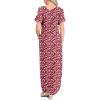 imageANRABESS Womens Summer Maxi Dress Short Sleeve Casual Loose Long T Shirt Dresses Split Vacation Beach Sundress Travel OutfitsFloral Red