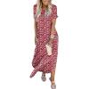 imageANRABESS Womens Summer Maxi Dress Short Sleeve Casual Loose Long T Shirt Dresses Split Vacation Beach Sundress Travel OutfitsFloral Red