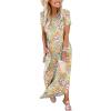 imageANRABESS Womens Summer Maxi Dress Short Sleeve Casual Loose Long T Shirt Dresses Split Vacation Beach Sundress Travel OutfitsFloral Yellow
