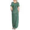 imageANRABESS Womens Summer Maxi Dress Short Sleeve Casual Loose Long T Shirt Dresses Split Vacation Beach Sundress Travel OutfitsGrass