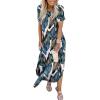 imageANRABESS Womens Summer Maxi Dress Short Sleeve Casual Loose Long T Shirt Dresses Split Vacation Beach Sundress Travel OutfitsLeaf Printed