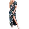 imageANRABESS Womens Summer Maxi Dress Short Sleeve Casual Loose Long T Shirt Dresses Split Vacation Beach Sundress Travel OutfitsLeaf Printed