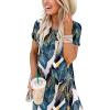 imageANRABESS Womens Summer Maxi Dress Short Sleeve Casual Loose Long T Shirt Dresses Split Vacation Beach Sundress Travel OutfitsLeaf Printed