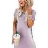 imageANRABESS Womens Summer Maxi Dress Short Sleeve Casual Loose Long T Shirt Dresses Split Vacation Beach Sundress Travel OutfitsLilac