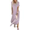 imageANRABESS Womens Summer Maxi Dress Short Sleeve Casual Loose Long T Shirt Dresses Split Vacation Beach Sundress Travel OutfitsLilac