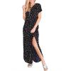 imageANRABESS Womens Summer Maxi Dress Short Sleeve Casual Loose Long T Shirt Dresses Split Vacation Beach Sundress Travel OutfitsMulticolored Point