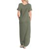 imageANRABESS Womens Summer Maxi Dress Short Sleeve Casual Loose Long T Shirt Dresses Split Vacation Beach Sundress Travel OutfitsOlive