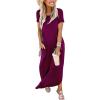 imageANRABESS Womens Summer Maxi Dress Short Sleeve Casual Loose Long T Shirt Dresses Split Vacation Beach Sundress Travel OutfitsPurple