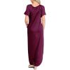 imageANRABESS Womens Summer Maxi Dress Short Sleeve Casual Loose Long T Shirt Dresses Split Vacation Beach Sundress Travel OutfitsPurple