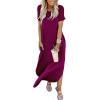 imageANRABESS Womens Summer Maxi Dress Short Sleeve Casual Loose Long T Shirt Dresses Split Vacation Beach Sundress Travel OutfitsPurple