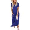 imageANRABESS Womens Summer Maxi Dress Short Sleeve Casual Loose Long T Shirt Dresses Split Vacation Beach Sundress Travel OutfitsRoyal Blue