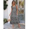 imageANRABESS Womens Summer Sleeveless Maxi Dress Square Neck Smocked Boho Casual Ruffle Strap Flowy ALine Long Beach SundressBlack Floral