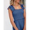 imageANRABESS Womens Summer Sleeveless Maxi Dress Square Neck Smocked Boho Casual Ruffle Strap Flowy ALine Long Beach SundressBlue