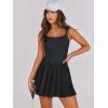 imageANRABESS Womens Tennis Athletic Pleated Summer Mini Dress 2025 Golf Workout Build in Shorts Casual Romper Short SundressBlack