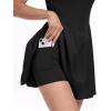 imageANRABESS Womens Tennis Athletic Pleated Summer Mini Dress 2025 Golf Workout Build in Shorts Casual Romper Short SundressBlack