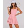 imageANRABESS Womens Tennis Athletic Pleated Summer Mini Dress 2025 Golf Workout Build in Shorts Casual Romper Short SundressSalmon Light Pink