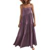imageANRABESS Women Summer Casual Loose Sleeveless Sundress Spaghetti Strap Flowy Boho Linen Beach Vacation Maxi Long DressDark Purple