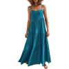 imageANRABESS Women Summer Casual Loose Sleeveless Sundress Spaghetti Strap Flowy Boho Linen Beach Vacation Maxi Long DressSea Blue