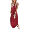 imageANRABESS Women Summer Maxi Dress Beach Vacation Sundress Sleeveless Casual Loose Shirt Dresses 2025 Travel OutfitsWinered