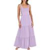 imageANRABESS Womens Summer Casual Long Maxi Beach Vacation Dresses Sleeveless Square Neck Flowy Tiered Sun Dress with PocketsPurple