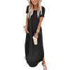imageANRABESS Womens Summer Maxi Dress Short Sleeve Casual Loose Long T Shirt Dresses Split Vacation Beach Sundress Travel OutfitsBlack